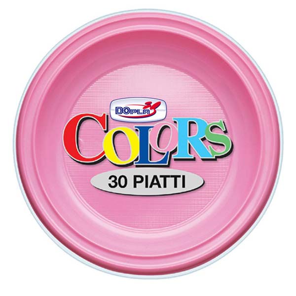 Boekhouding 945 smokkel Plastic borden kleur: Plastic borden lichtroze 22cm