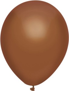 ballonnen-uni-chocola-30cm-bruin