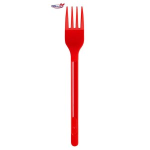 plastic-vork-rood_bozikova-verpakkingen